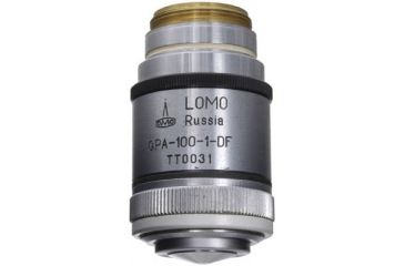 Image of LOMO Objective, Q-Plan Achromat, 100x, 1.30 N.A., Oil Immersion, Iris, DIN
