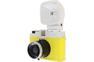 Image of Lomography Camera Diana F+ Glow in the Dark (w/ flash) angle view