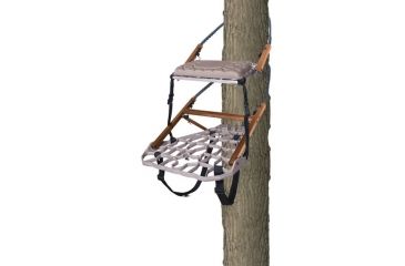 Image of Lone Wolf Treestands Assault Hand Climber Combo Tree Stand, Gray ASHCC