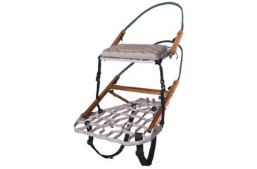 Image of Lone Wolf Treestands Assault Hand Climber Combo Tree Stand, Gray ASHCC