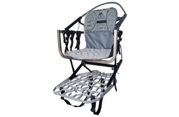 Image of Lone Wolf Treestands Wide Sit and Climb II Combo Tree Stand, Gray WSCC II