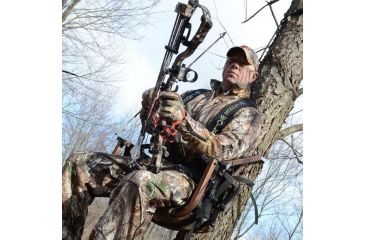 Image of Lone Wolf Treestands Wide Sit and Climb II Combo Tree Stand, Gray WSCC II