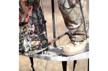 Image of Lone Wolf Treestands Wide Sit and Climb II Combo Tree Stand, Gray WSCC II