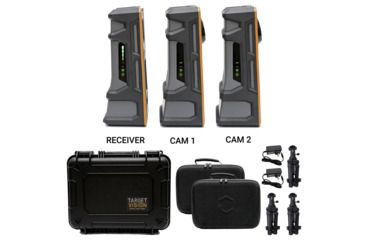 Image of Longshot by Target Vision LR-3 w/ 1 Extra Camera w/ 2 Bulletproof Warranties, Black/Orange/Grey TV-CF103-2-W