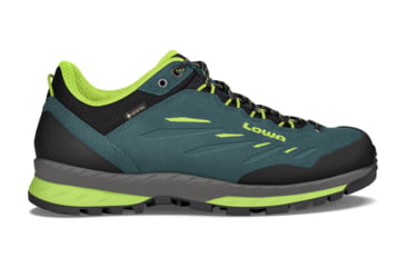 Image of Lowa Citux Trailrunning Shoes - Mens, Petrol/Lime, 9, 197827015796