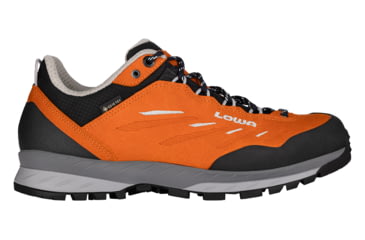 Image of Lowa Delago GTX Lo Hiking Shoes - Mens, Orange/Black, 11, 197827046851