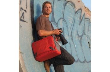 Image of Lowepro Nova Sport 35L AW Shoulder Bag, Pepper Red LP36609
