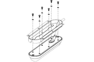 Image of Lowrance Flat Mount Bracket, SS3D and TotalScan, New Condition LOW-000-12602-001