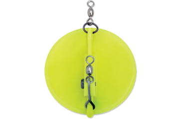 Image of Luhr Jensen 0 Dipsy Diver, Chartreuse / White Bottom, 5560-000-0080