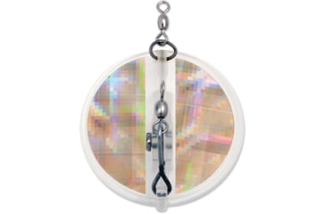 Image of Luhr Jensen 0 Dipsy Diver, Clear / Silver Disco Tape / Clear Bottom, 5560-000-1150