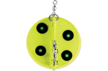Image of Luhr Jensen 1 Dipsy Diver, Flo. Chartreuse / Green UV / Chrome Bottom, 5560-001-1601