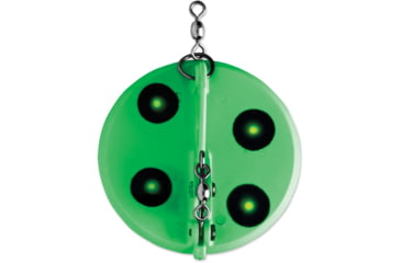Image of Luhr Jensen 1 Dipsy Diver, Flo. Green / Chartreuse UV / Chrome Bottom, 5560-001-1600