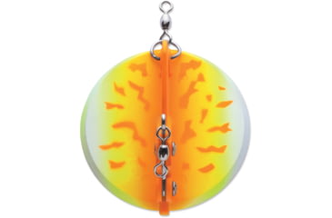 Image of Luhr Jensen 1 Dipsy Diver, Orange Fire UV / Chrome Bottom, 5560-001-1611
