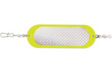 Image of Luhr Jensen 2/0 Jensen Dodger, Chartreuse / Silver Prism-Lite, 5100-020-0158