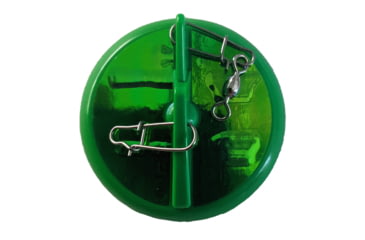 Image of Luhr Jensen 2-1/4in Dipsy Diver - Kelly Green/Silver Bottom Moon Jelly, 5560-030-2511