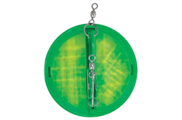Image of Luhr Jensen 3-1/4in Dipsy Diver - Kelly Green/Silver Bottom Moon Jelly, 5560-000-2511