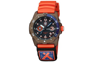 Image of Luminox Bear Grylls Survival Rule of 3 ECO Watch, Black/Orange, 42mm, XB.3729.ECO