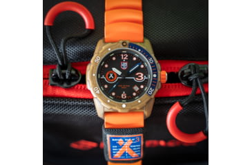 Image of Luminox Bear Grylls Survival Rule of 3 ECO Watch, Black/Orange, 42mm, XB.3729.ECO