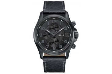 Image of LUMINOX Field Valjoux Automatic Chronograph Watch, Black/Dark Gray, 48mm A.1861.BO