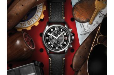 Image of LUMINOX Field Valjoux Automatic Chronograph Watch, Black/Ivory, 48mm A.1861