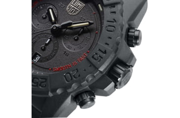 Image of Luminox Navy Seal Chronograph 3580 Series Watches, Black/Black, 45mm, XS.3581.SIS