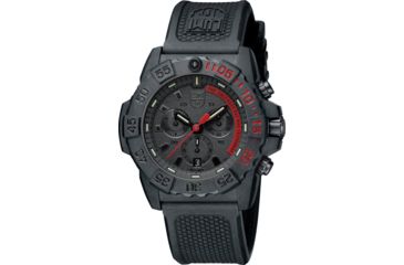 Image of Luminox Navy Seal Chronograph Watches, Black/Red/Black, 45 mm, 3581.EY