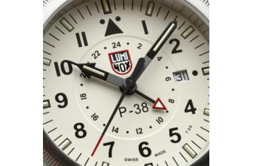 Image of Luminox P-38 Lightening 9520 Series Watch, Beige/Black, 42mm, XA.9527