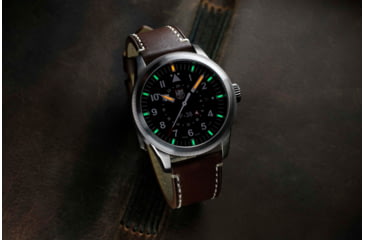 Image of Luminox P-38 Lightening 9520 Series Watch, Black/Brown, 42mm, XA.9521