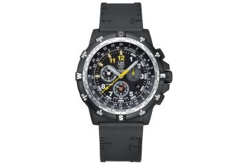 Image of LUMINOX Recon Leader Chronograph Watch, Black/White/Yellow, 46mm A.8842.MI