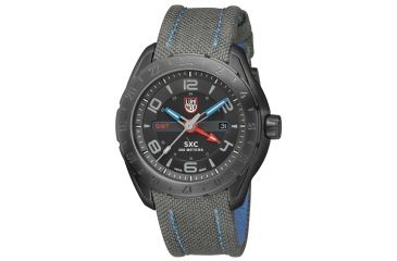Image of LUMINOX SXC Steel GMT Watch, Black/Gray, 45.5mm A.5121.GN
