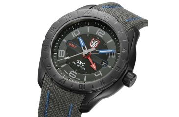 Image of LUMINOX SXC Steel GMT Watch, Black/Gray, 45.5mm A.5121.GN
