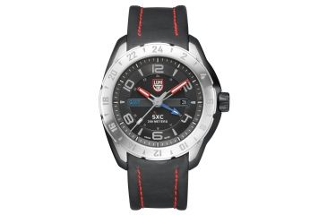 Image of LUMINOX SXC Steel GMT Watch, Black/Gray, 45.5mm A.5127