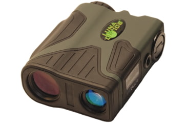 Image of Luna Optics 7x24mm Laser Rangefinder Monocular, 1300 yds Maximum Range, Waterproof, w/ Angle Measurement &amp; Ballistic App, Green/Black, LRF1300M-PRO