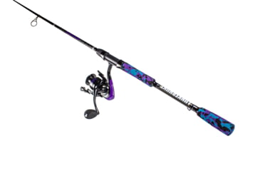 Image of Lunkerhunt Atomic Rod Combo, Black/Purple, 6ft 8in, ATSC01