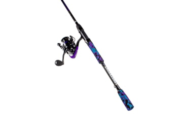 Image of Lunkerhunt Atomic Rod Combo, Black/Purple, 6ft 8in, ATSC01