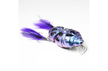 Image of Lunkerhunt Battle Beetle Bait, Cobalt, 2.25in &amp; 5/8 oz, BEET02