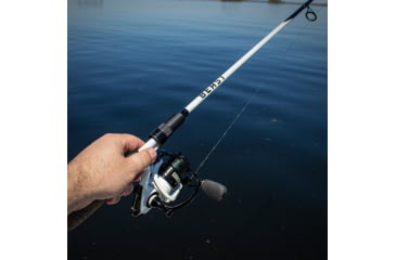 Image of Lunkerhunt Beast Spinning Rod Combo, White, 6ft 8in, SBEACOM01