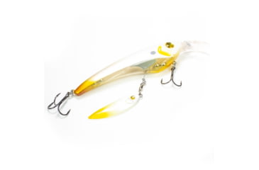 Image of Lunkerhunt Boshi Blade Bait, Bone Orange, 4.3in &amp; 5/8 oz, UNSPJKB07