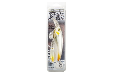 Image of Lunkerhunt Boshi Blade Bait, Bone Orange, 4.3in &amp; 5/8 oz, UNSPJKB07