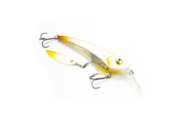 Image of Lunkerhunt Boshi Blade Bait, Bone Orange, 4.3in &amp; 5/8 oz, UNSPJKB07