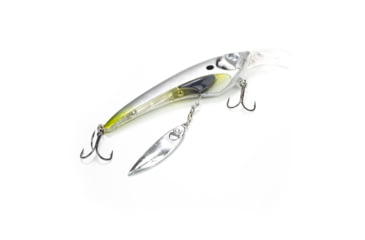 Image of Lunkerhunt Boshi Blade Bait, Chrome, 4.3in &amp; 5/8 oz, UNSPJKB06