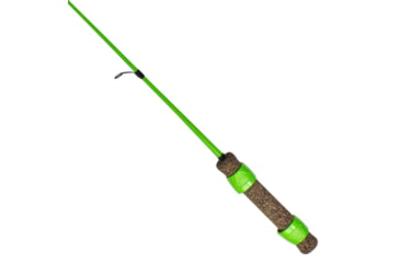 Image of Lunkerhunt First Ice Rod, Fluorescent Green, 27in, FIRST04