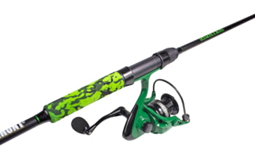 Image of Lunkerhunt Hunter Spinning Rod Combo, Dark green camo, 6ft 8in, SHNTCOM01