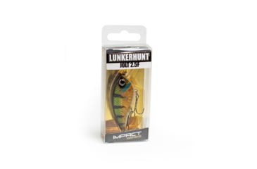 Image of Lunkerhunt Impact Jolt 2.5F Bait, Green Back, 2.25in &amp; 1/3 oz, IMFSQ04