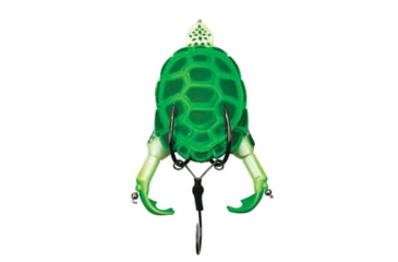 Image of Lunkerhunt Prop Turtle Bait, Shamrock, 3.5in &amp; 3/4 oz, TURTLE01
