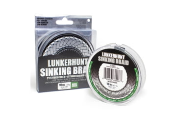 Image of Lunkerhunt Sinking Braid Line, Moss Green, 150 yds &amp; 10 lbs, FLSB01