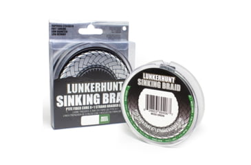 Image of Lunkerhunt Sinking Braid Line, Moss Green, 150 yds &amp; 30 lbs, FLSB04
