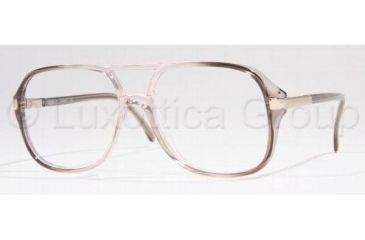 Image of Luxottica Eyeglass Frames LU3514U K109-5820 - Brown On Transparent 