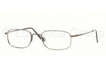 Image of Luxottica LU 6502 Eyeglasses Styles Brown Frame w/Non-Rx 51 mm Diameter Lenses, 3004-5119, Luxottica LU 6502 Eyeglasses Styles Brown Frame w/Non-Rx 51 mm Diameter Lenses