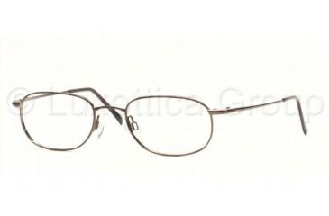 Image of Luxottica LU 6504 Eyeglasses Styles Brown Frame w/Non-Rx 49 mm Diameter Lenses, 3004-4919, Luxottica LU 6504 Eyeglasses Styles Brown Frame w/Non-Rx 49 mm Diameter Lenses